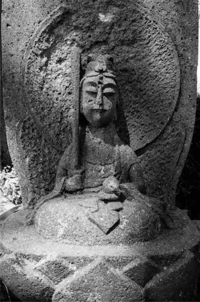 文殊菩薩(宝泉寺の石仏)