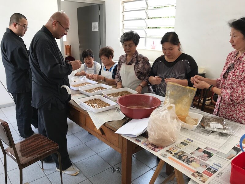 丸香づくり 南米開教区ブラジル別院サンパウロ金剛寺。